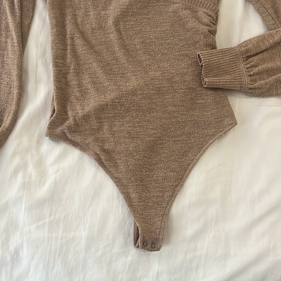 A&F Wrap Sweater Bodysuit - Picture 3 of 4